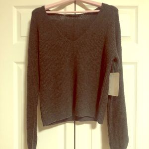 Jenni Kayne Gray Cashmere Sweater